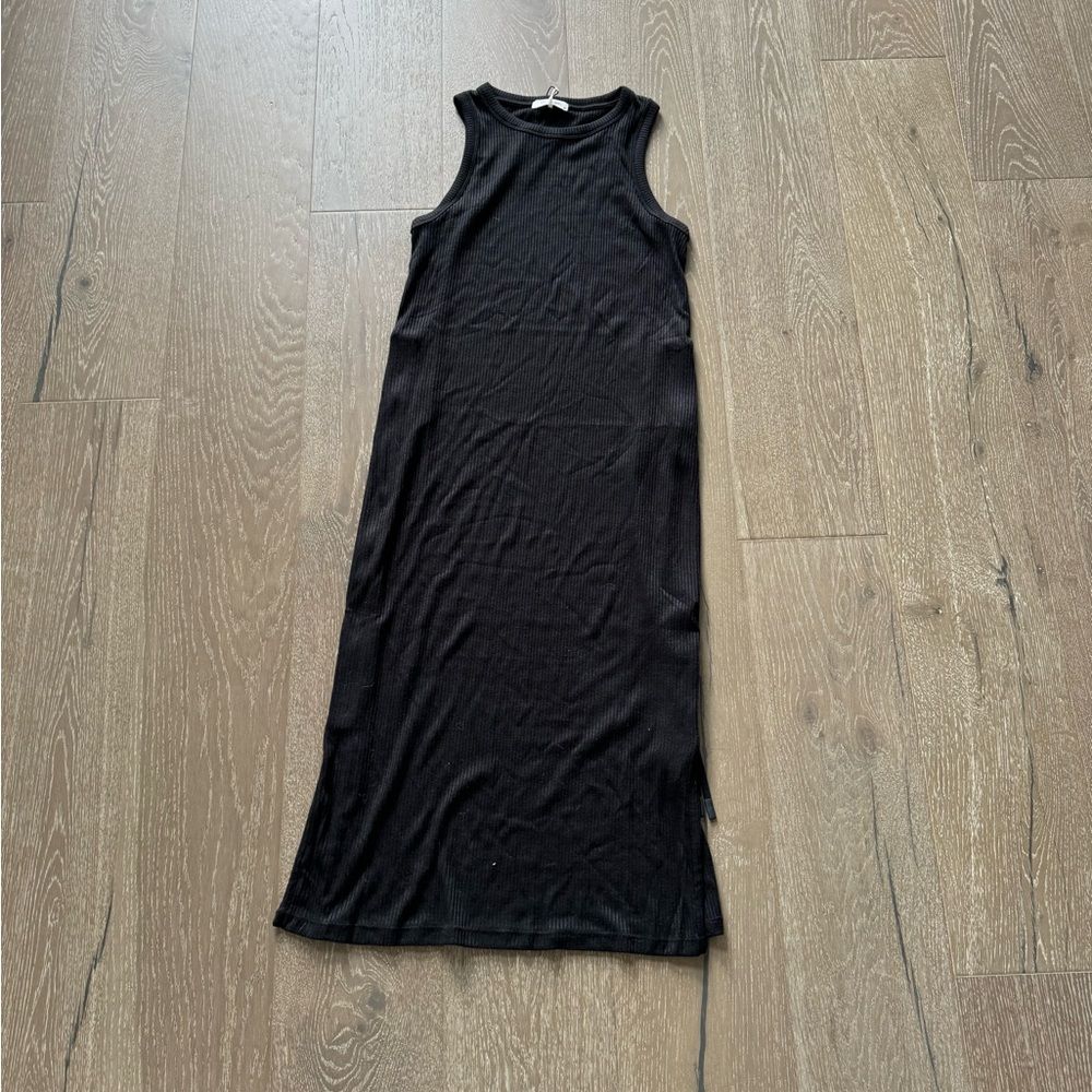 Rag & Bone the knit rib zip midi dress